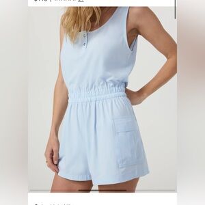 VUORI UTILITY ROMPER / LIGHT MIST